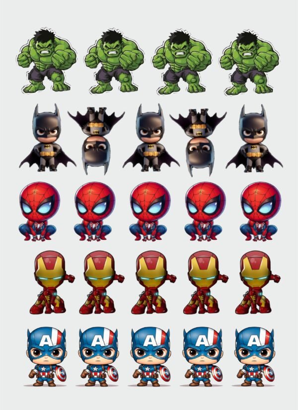 🦸‍♂️ Avengers Superhero Character Stickers | UV DTF Stickers