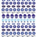 Aesthetic Evil Eye Sticker | UV DTF Stickers