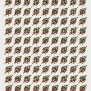 Peacock feather Stickers | Ultra Violet Printing (UV DTF)