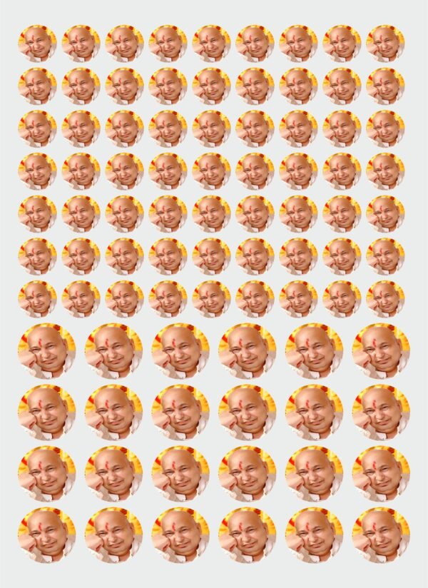 Shukrana Guru Jii | Nirmal Singh Maharaj UV DTF Stickers Pack-3 🌸✨