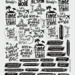 Time Travel UV DTF Stickers | Vacation & Adventure Enthusiast