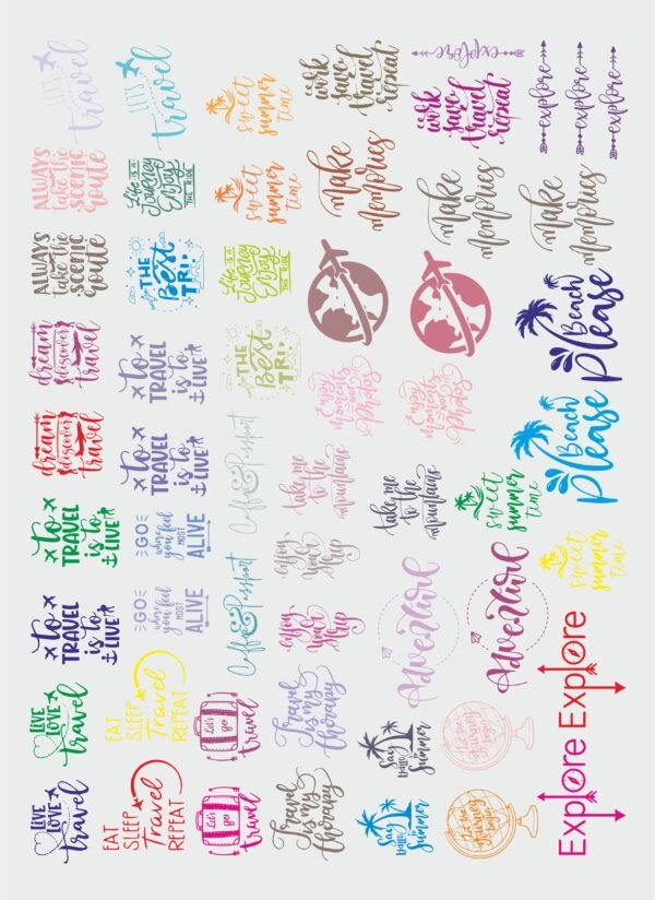 Decorative Borders & Border Style | Stickers In UV DTF & EP Metal