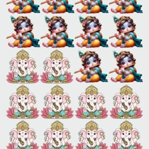 UV DTF Stickers Product Description Product Name : Shri Krishna (Ladoo Gopal) & Ganesh Stickers | UV DTF Material: Ultra Violet Printing Finish: Glossy Size Options: A3, A4, and 1 Meter Use Cases: Food Product Packaging, Box & Jar Decoration, Handmade Products, Small Business Branding. et cetra. Special Features: Waterproof, Scratch-proof & Long-lasting Printing Technology: UV DTF (Direct to Film) Write Short Description Write Full Description Also type the as per your mind according FAQs, Additional Info and Key Features et cetra . .. Must be note that the tone of the language is Human tone in professional, & creative don't Also write the advance product description in advanced language..