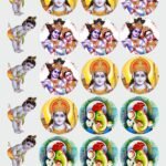 Shri Ram, Kanhaiya, Radha Krishna, & Ganesh UV DTF Stickers🕉️📿