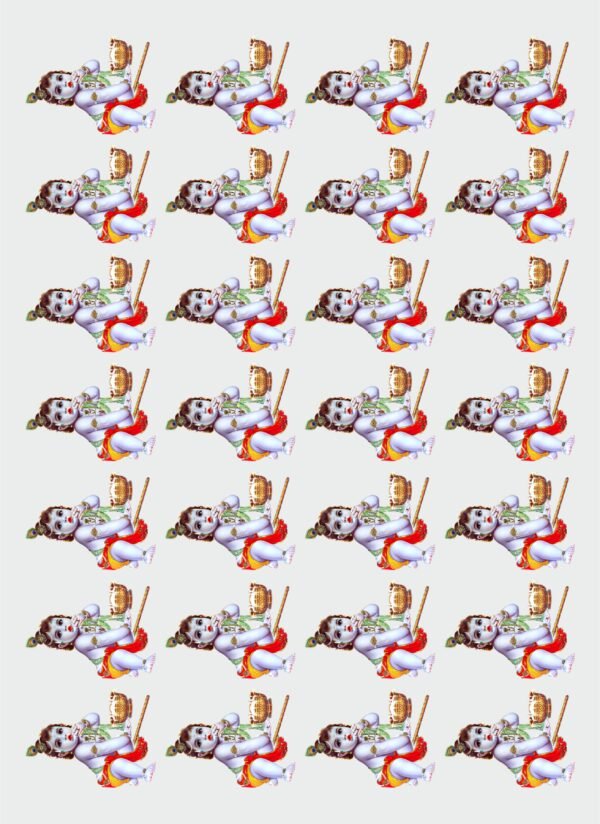 Krishna Bhagwan (Ladoo Gopal) UV DTF Stickers 🌸🪔