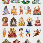 All Hindu Gods Sticker's Pack-4 | UV DTF Stickers | Bhakti Edition - Vedic God Sticker 🌸✨