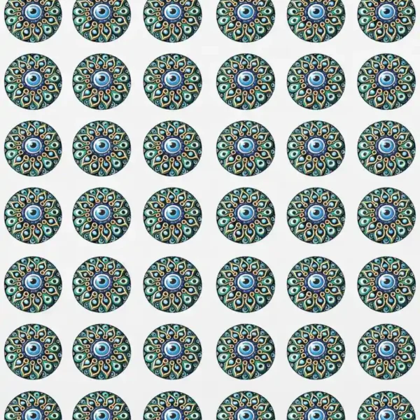 Mandala Pattern UV DTF Stickers