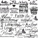 Ambition, Motive Quotes All Variant Stickers | EP Metallic Decals