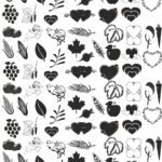 Artistic EP Metallic Labels Or Stickers | Nature & Flower Inspirations Series-3