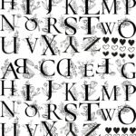 Premium EP Metallic Stickers | Alphabetics, Numeric & Roman Digits