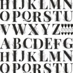 Premium EP Metallic Stickers | Capital Alphabetic