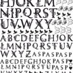 Premium EP Metallic Stickers | Capital Alphabetic-3