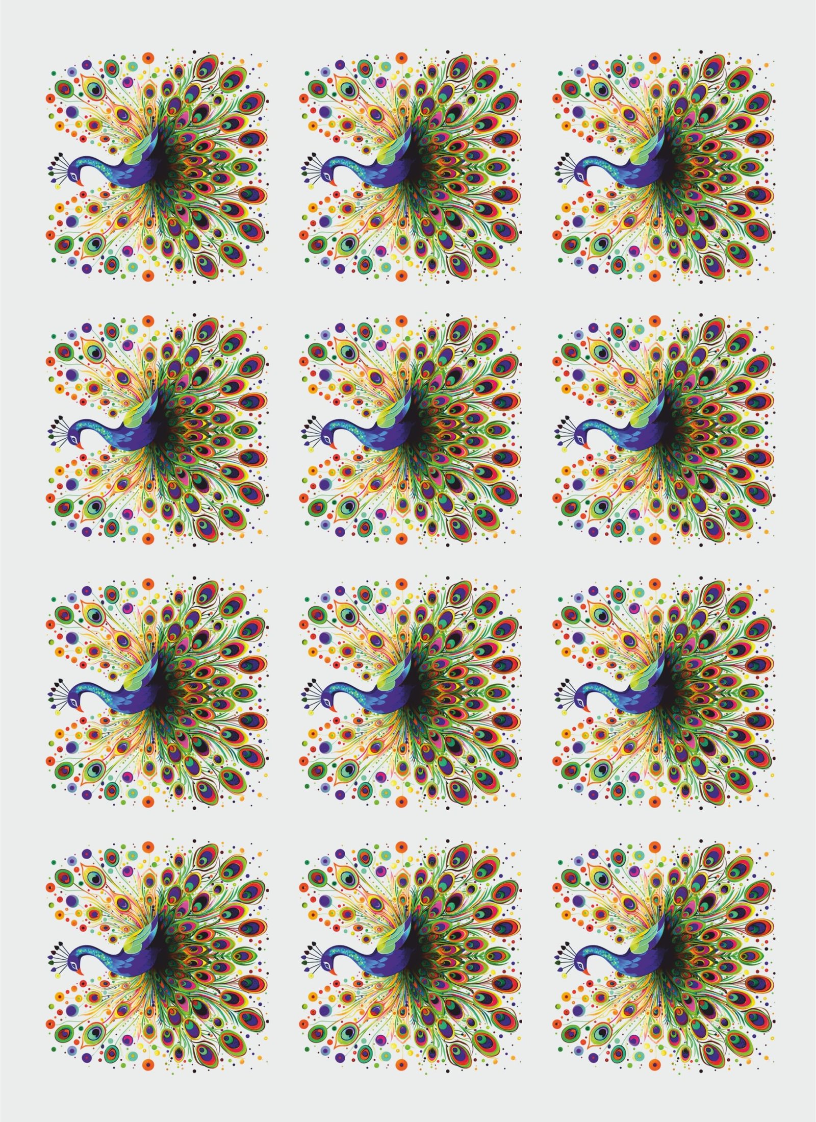 🦚✨UV DTF Peacock Stickers IN Bird Collection-7 | Vibrant, Waterproof, & Durable 🦚✨UV DTF Peacock Stickers IN Bird Collection-7 | Vibrant, Waterproof, & Durable
