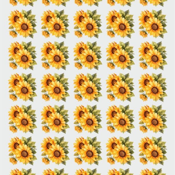 🌻✨Sunflower Shining UV DTF Stickers - Perfect For Branding, Packaging, & Gifts Hampering