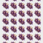Purple Floral Sticker Sheet – Decorative Flower Bouquet Stickers