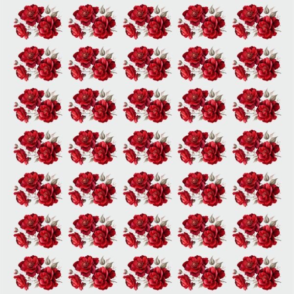 🌹✨Rose Flower Beauty UV DTF Stickers 2 Perfect For Branding, Packaging, & Gifts Hampering