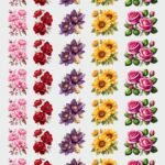 💐✨3D UV DTF Stickers Collection - Tulips, Lotus, Sunflowers, & Hibiscus & More🌸