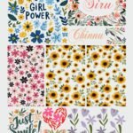 💐✨3D UV DTF Stickers Collection 4 - Tulips, Lotus, Sunflowers, & Hibiscus & More🌸 (Copy)