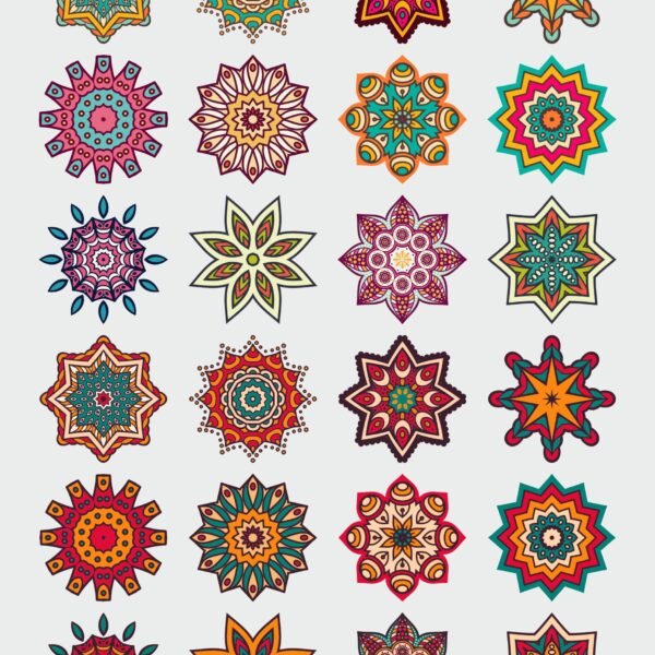 Mandala Art UV DTF Sticker Collection – Vibrant, Waterproof & Durable