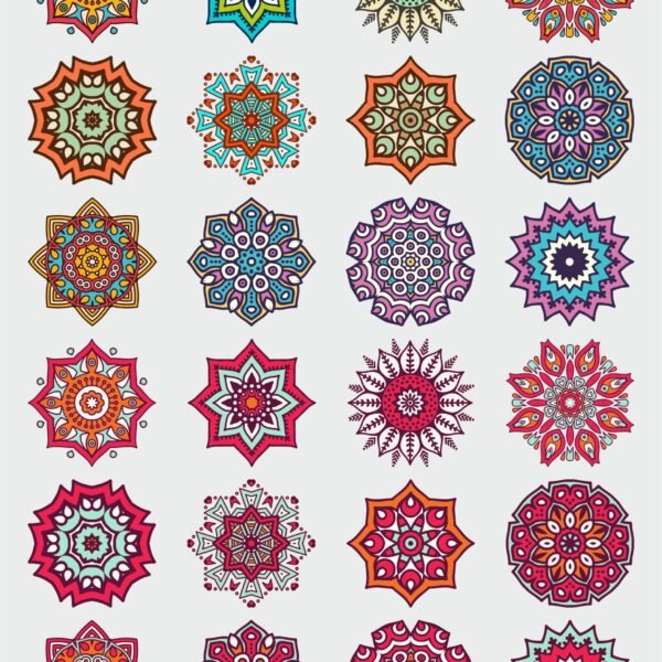 Premium Mandala UV DTF Stickers – Glossy Finish for Décor & Branding🌀✨