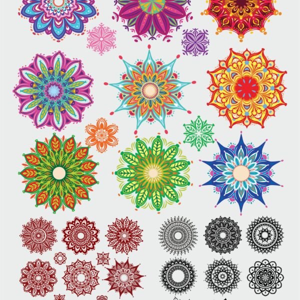Boho Mandala UV DTF Sticker Collection – Perfect for Packaging & Gifting🧿☸️
