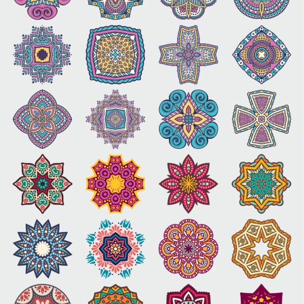 Sacred Mandala UV DTF Sticker Series – Premium Finish for All Surfaces🌀✨