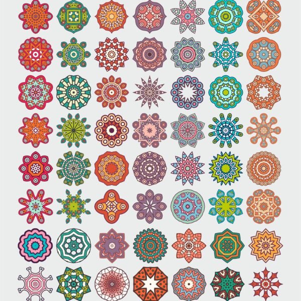 Artistic Mandala UV DTF Stickers Collection – Glossy, Waterproof & Versatile🌀✨