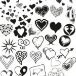 Elegant Valentines EP Metal Stickers | Affection, Romance & Hearts