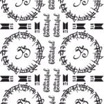 Om Chakras Mantras - Sacred Texts EP Metallic Stickers - Original Stickers Sheets - Sharma Labels 👍