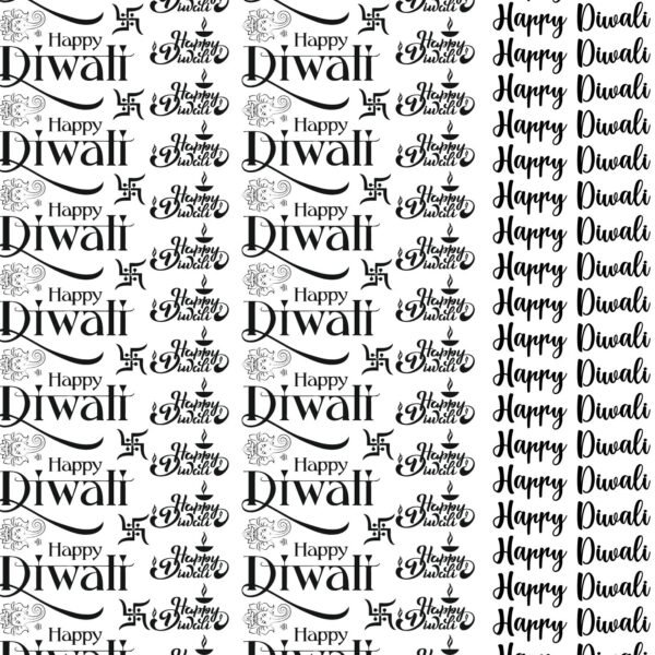 Divine Diwali Premium EP Metallic Stickers – Swastik, Shubh Labh Festive Collection🔱🙏🪔🌸