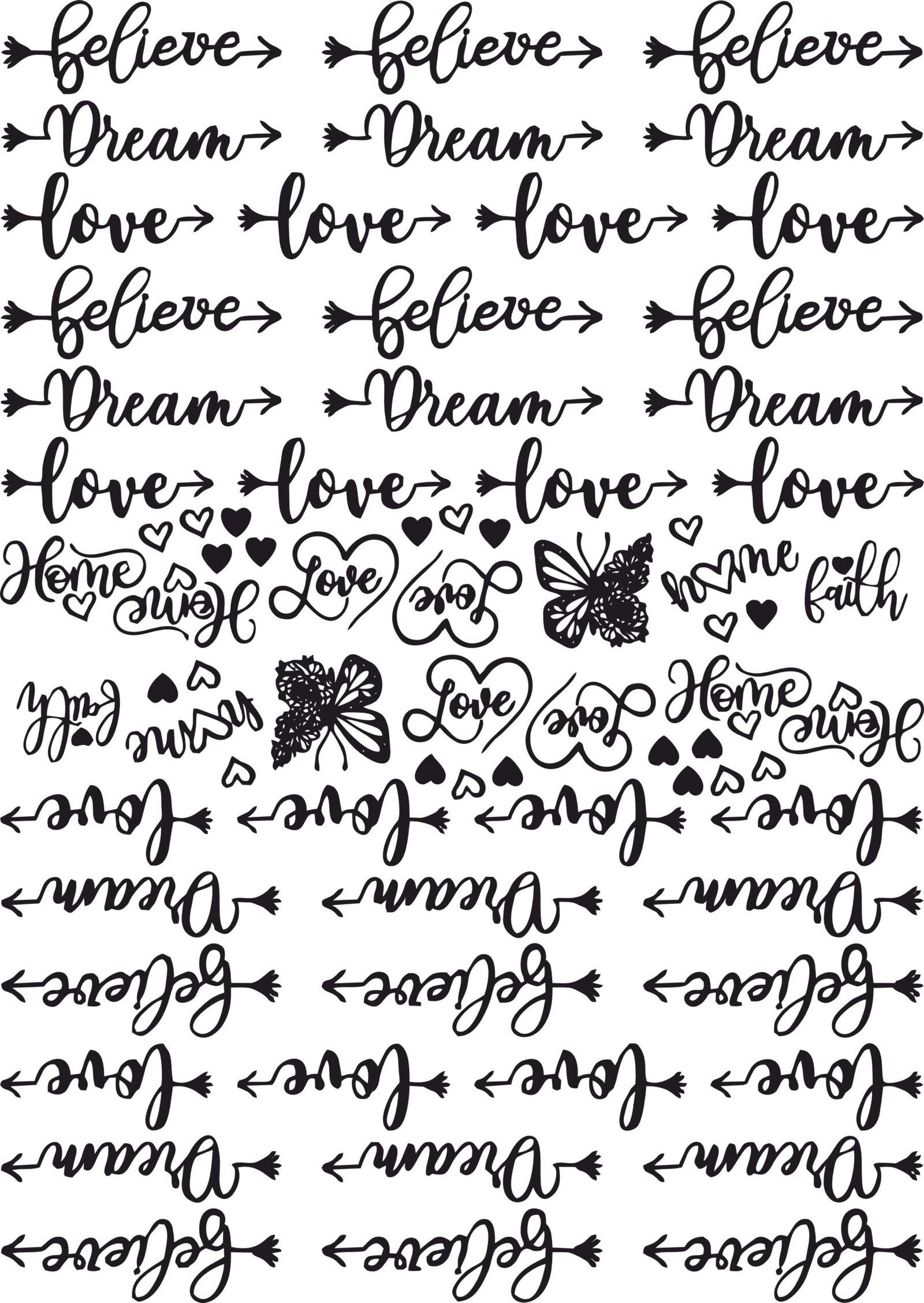 Romantic EP Metal Stickers with Love Quotes – Strong, Scratch Resistant, Waterproof & Perfect for Gifting❤️