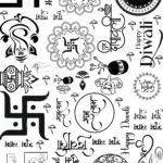 12th Sheets All Diwali EP Metal Stickers – Om, Swastik, Ganesh, Diya & Furthermore 🔱🪔