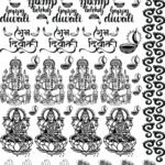 13th Sheets All Diwali EP Metal Stickers – Matacharan, Ganesh, Laxmi, Quotes & Furthermore🙏✨