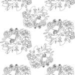 Graceful Ladies Faces EP Metallic Stickers Sheet Single Design-6 | Strong, Amateur & Courage✨💖