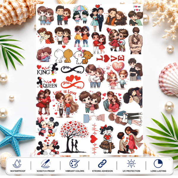 Custom Photo UV DTF Stickers – Personalized Image Transfer Stickers