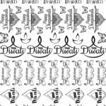 Deepawali – Diwali EP Metallic Stickers | Diya, Quotes, & Shubh Labh Stickers ✨🪔