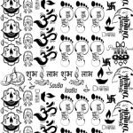Luxury Diwali EP Metal Stickers – Gold, Silver & Festive Finishes – Sharma Labels