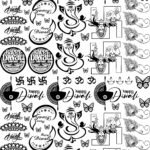 Premium & Luxury Electroplated Metallic Stickers Sheet - All Diwali Collection 🙏🪔🌸