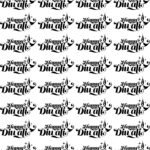 Happy Diwali Cursive Words Premium EP Sticker Sheet – One Design, Maximum Impact🎇🎉