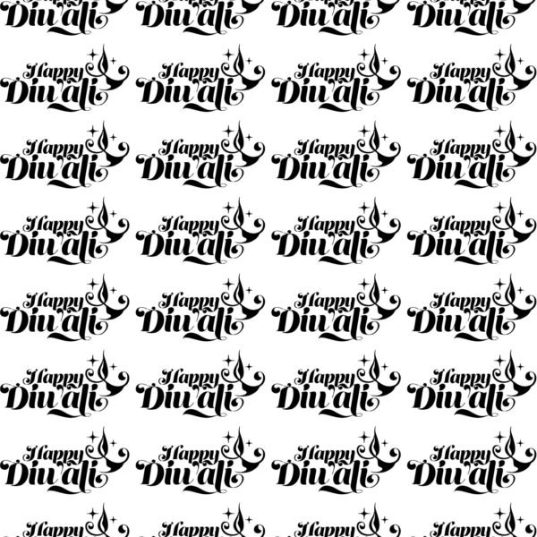 Happy Diwali Cursive Words Premium EP Sticker Sheet – One Design, Maximum Impact🎇🎉