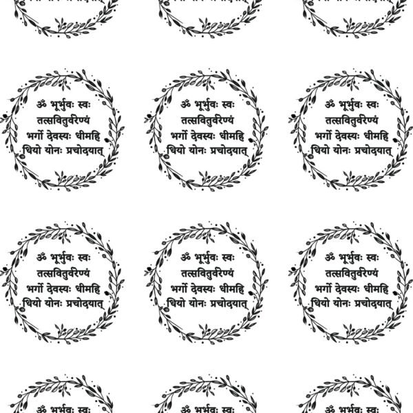 Diwali Mantra Holy Texts EP Metal Sheets– Premium Individual Design Stickers with Shine Finish 🪔📿