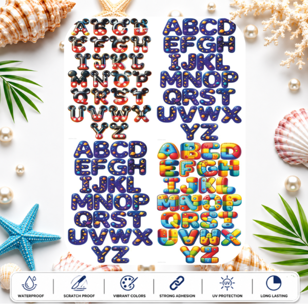 Floral Peacock UV DTF Stickers – Premium Decorative Transfer Stickers