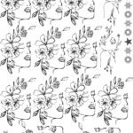 Flower Electroplated Metal Stickers Sheets - Waterproof, Durable, & Weatherproof ❤️✨