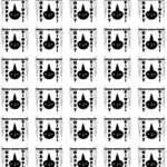 Single Diya With Border Electroplated Metal Sheets – Individual Design Stickers 🙏🔱🙏🪔