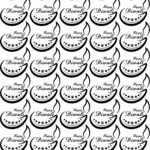 “Happy Diwali With Diya Single Design Sticker Sheet – Print Perfection for Luxury Brand”✨🪔