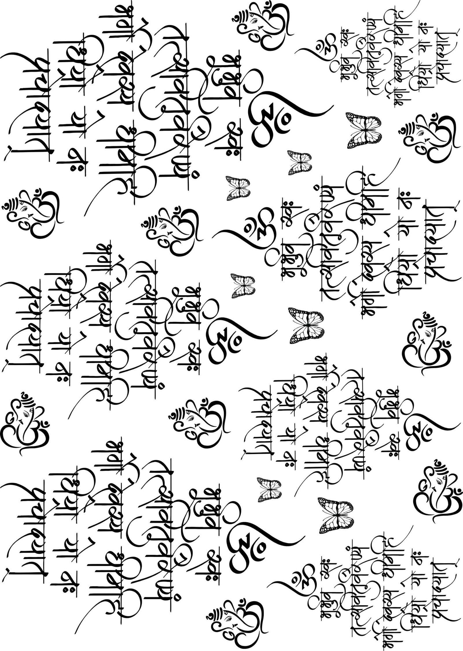 Sacred (Dharmik), OM Mantra EP Metal Stickers | Spiritual, Divine, & Decorative