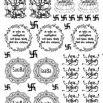 Ganesh, Laxmi, Swastik & Rangoli Deepawali Collection EP Metal Stickers Sheets Rose Gold & Copper 🪔📿