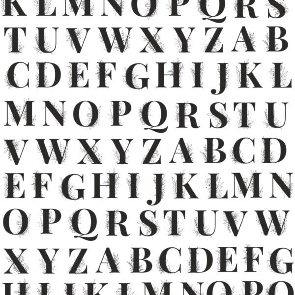 Alphabets or English Letters EP (Electroplated) Metal Stickers - Gold & Silver | Durable & Good✨