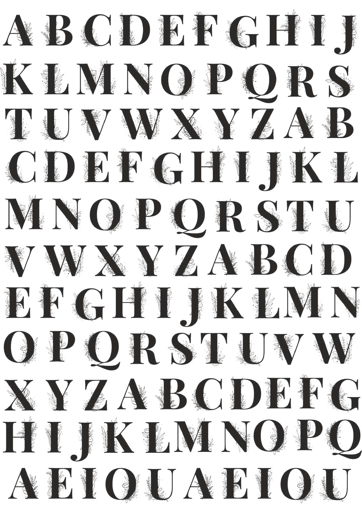 Alphabets or English Letters EP (Electroplated) Metal Stickers - Gold & Silver | Durable & Good✨