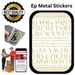 Premium Alphabet stickers